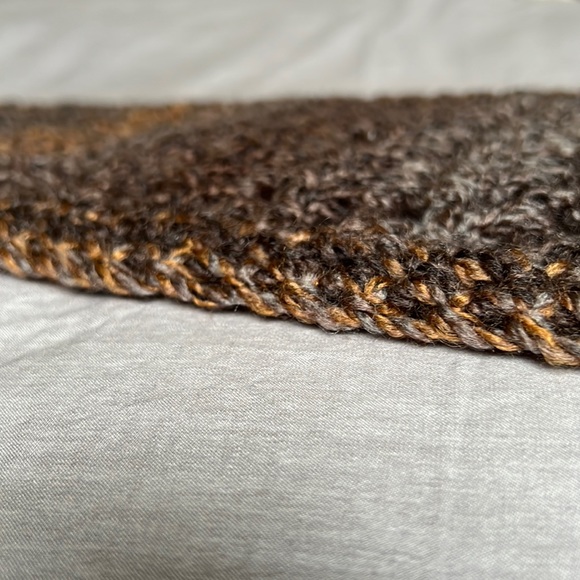 Handmade Crocheted Open-Weave Scarf - Picture 6 of 14